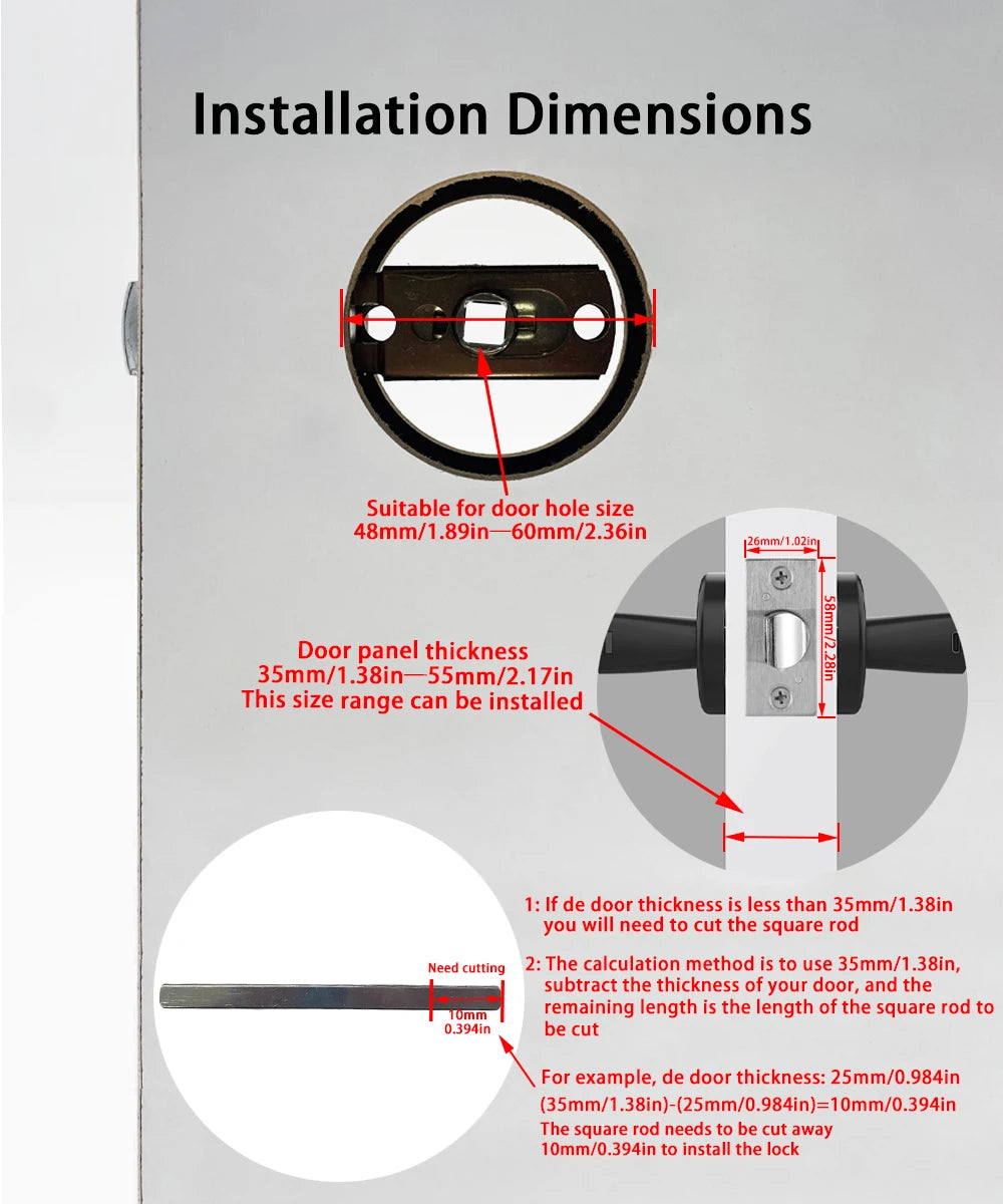 DND: Fingerprint Door Handle Lock