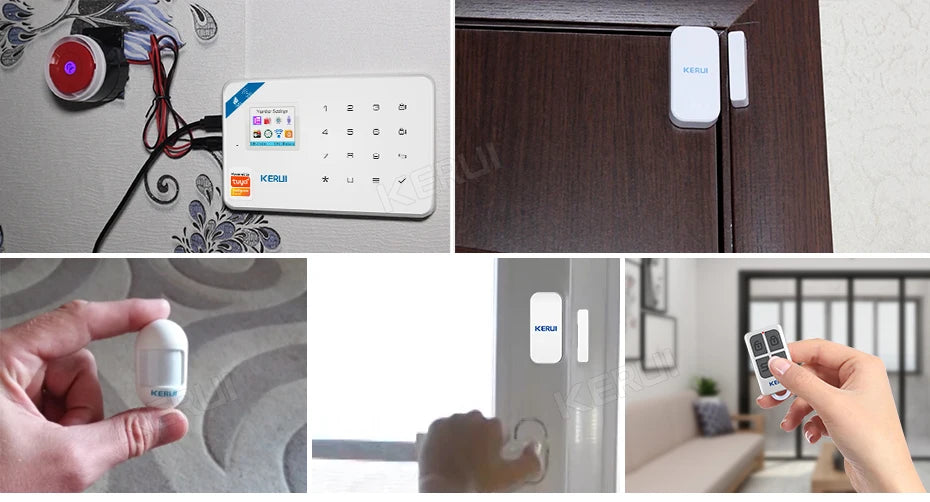 KERUI: Portable Smart WiFi GSM Alarm System