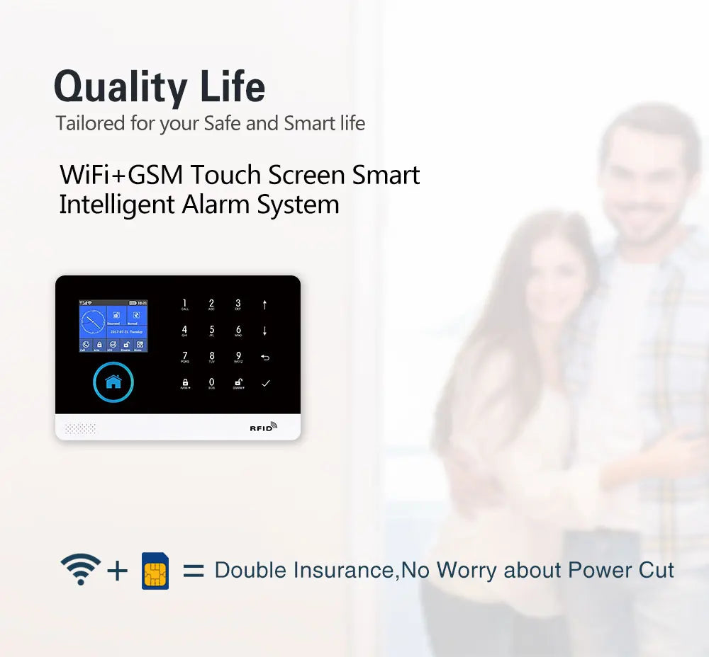 GOTCHA: PG103 WiFi GSM Alarm System