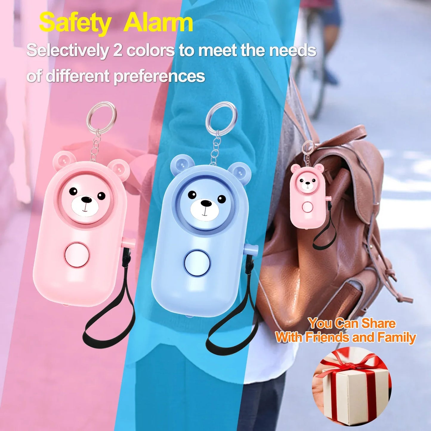 PLUFFY: Bear-Shaped Self Defense Alarm Keychain