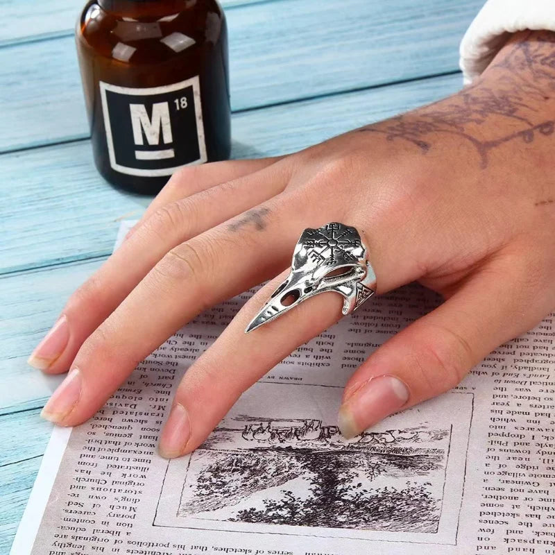 VYKE: Viking Bird Skull Self-Defense Ring