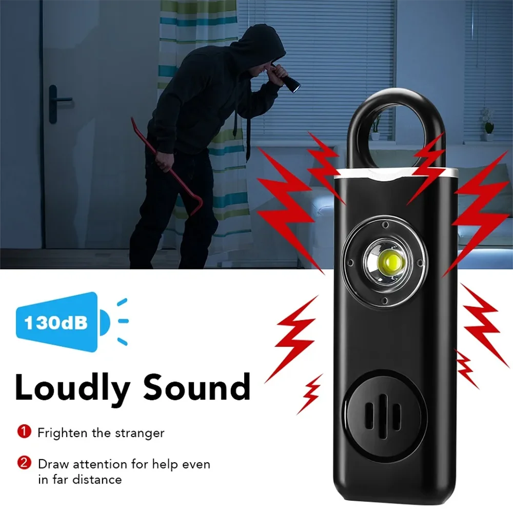 SHEEK: Personal Self Defense Alarm with LED Light