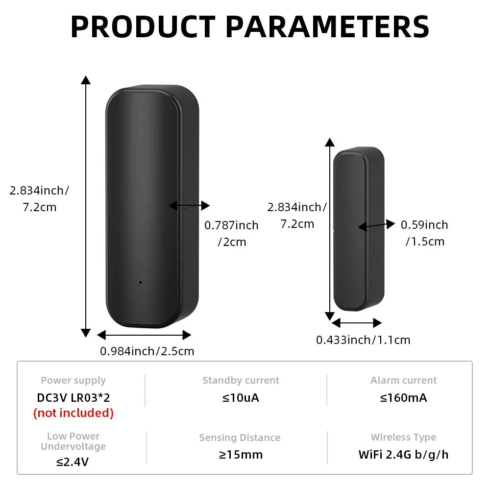 EYE SPY: Smart WiFi/ZigBee Door Window Sensor