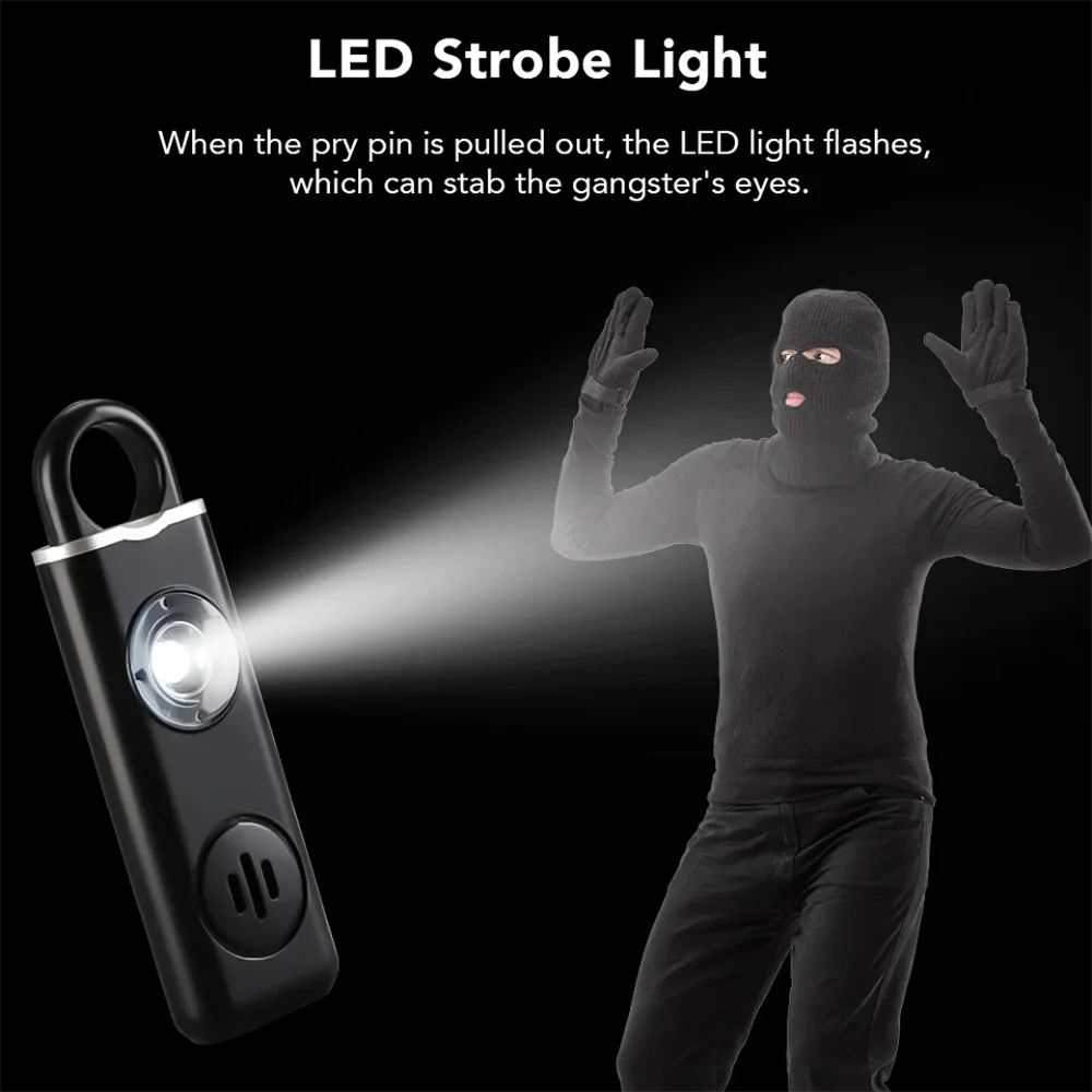 SHEEK: Personal Self Defense Alarm with LED Light