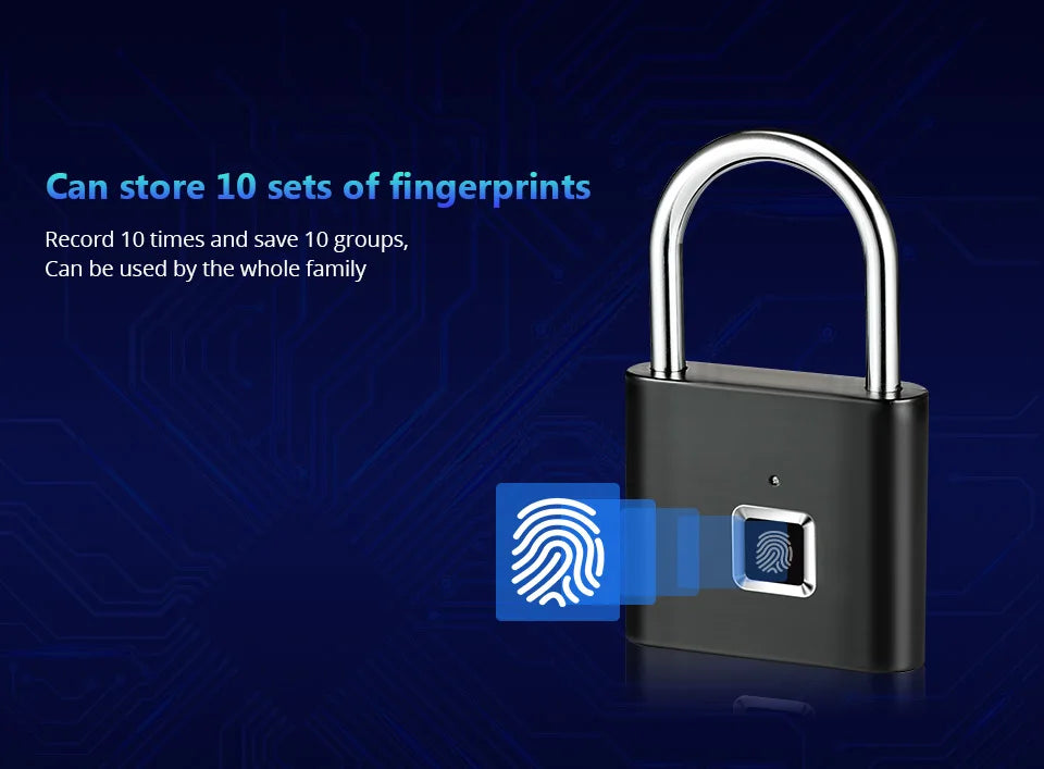 LOCKET: Keyless Fingerprint Smart Padlock