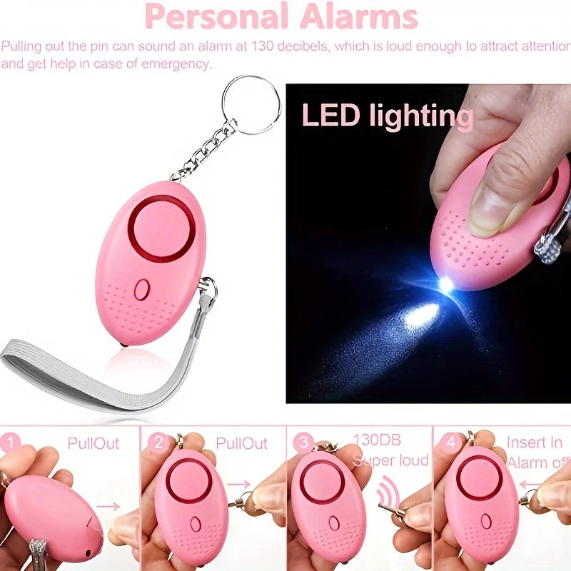 BIANCA: 12 pcs Safety Keychain Bracelet Set with Alarm