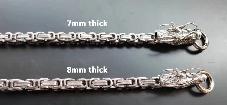 GOLD DRAGEM: Tactical Steel Chain Bracelet