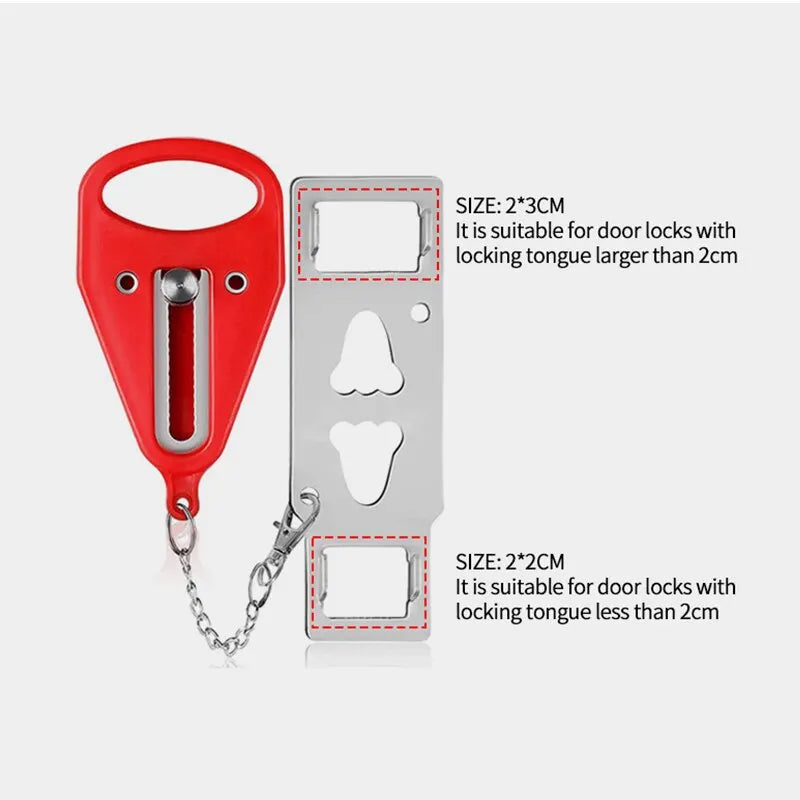 NO-GO: Portable Door Lock Latch