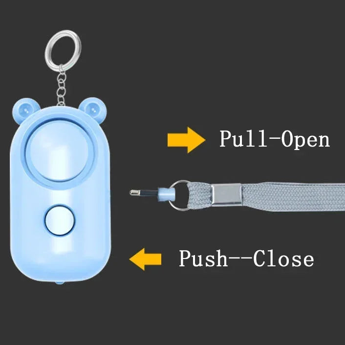 PLUFFY: Bear-Shaped Self Defense Alarm Keychain