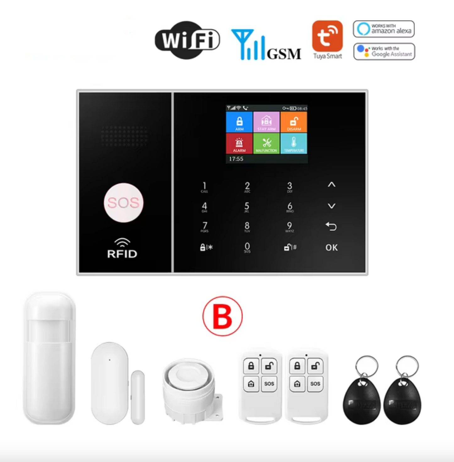 ICU: Smart WIFI GSM Home Alarm System