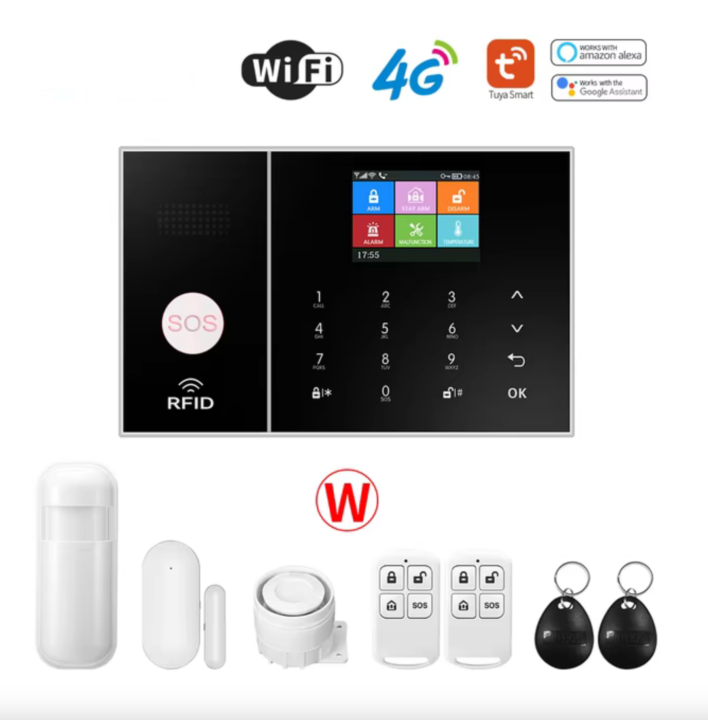 ICU: Smart WIFI GSM Home Alarm System