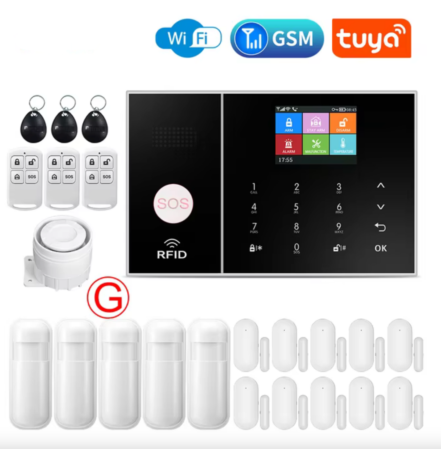 ICU: Smart WIFI GSM Home Alarm System