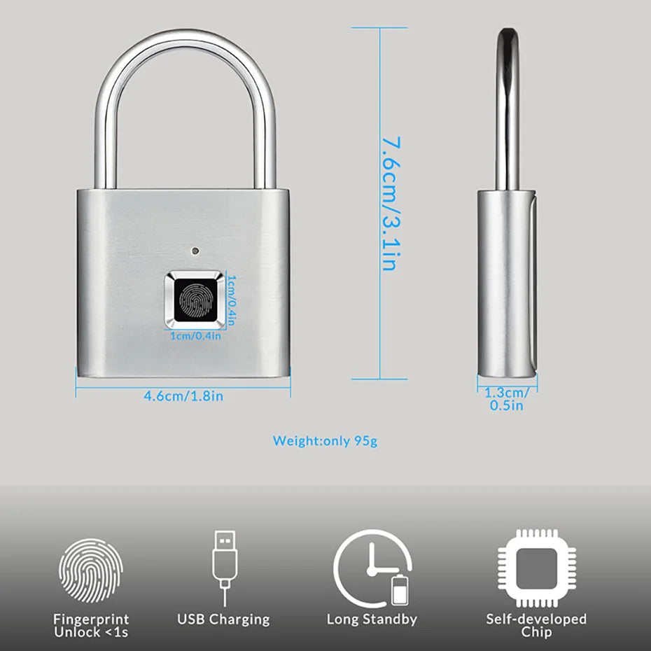 LOCKET: Keyless Fingerprint Smart Padlock