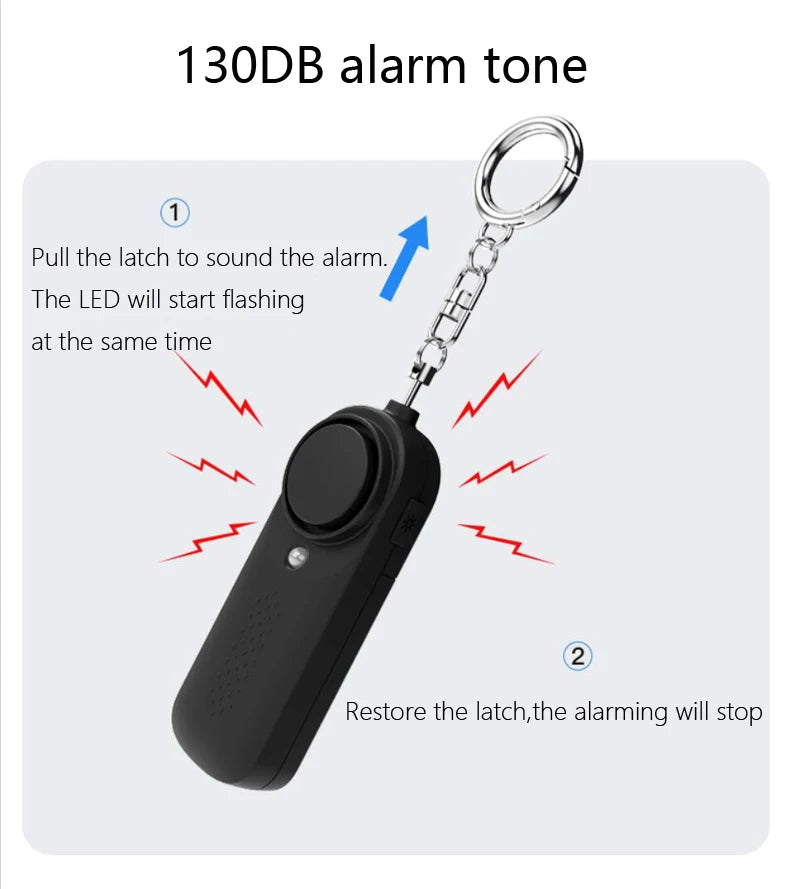 FUECHA: Siren Alarm Keychain