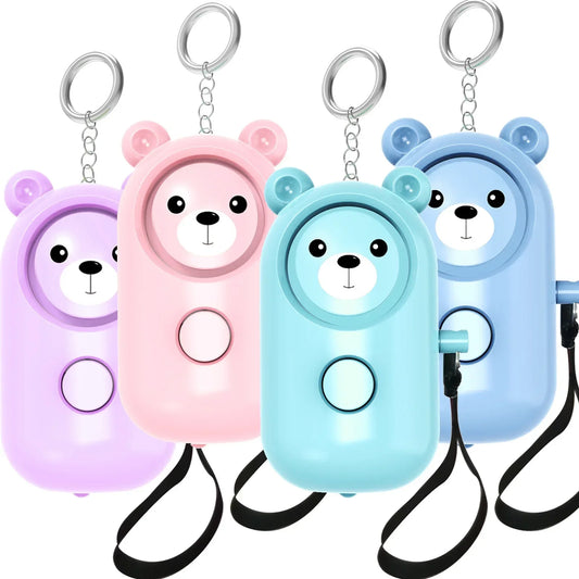 PLUFFY: Bear-Shaped Self Defense Alarm Keychain