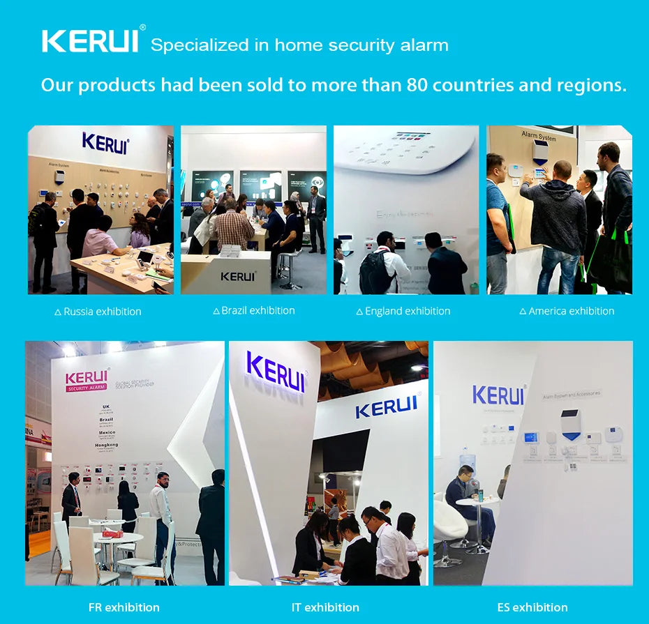 KERUI: Portable Smart WiFi GSM Alarm System