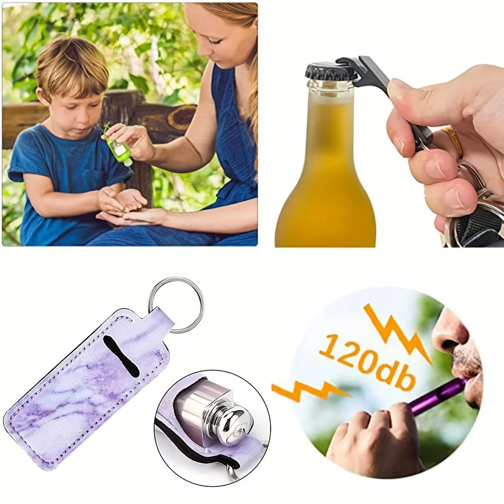 VAVOOM: Self Defense Keychain Set with Bracelet